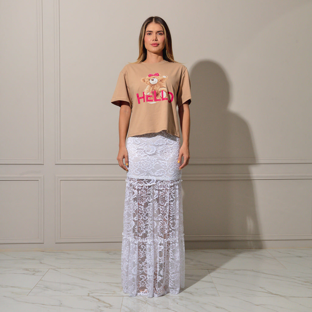 Falda Lace
