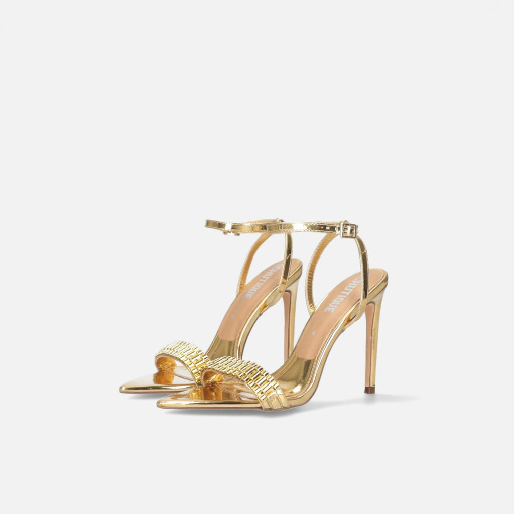 Zapatillas Hailey doradas