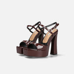 Zapatillas Gaia marrón