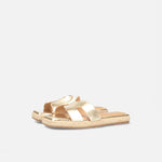 Sandalias Fedra doradas