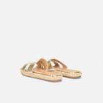 Sandalias Fedra doradas