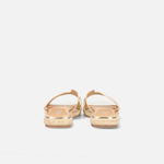 Sandalias Fedra doradas