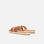 Sandalias Fedra café