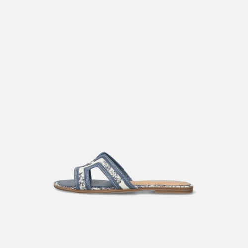 Sandalias Orsay azules