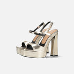 Zapatillas Gaia doradas