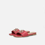 Sandalias Léa rojas