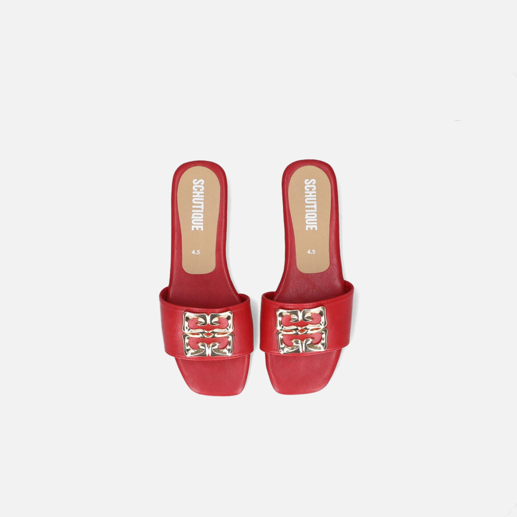 Sandalias Léa rojas