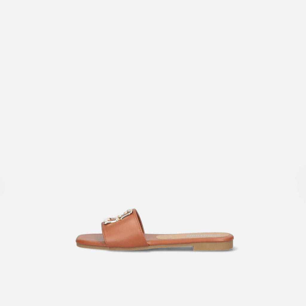 Sandalias Léa café