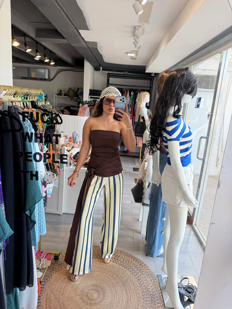 Pantalón Capri Beige