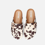 Mules Barn cow print