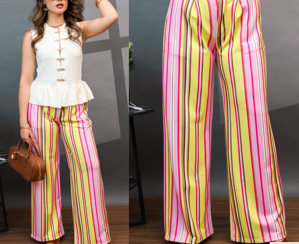 Pantalón Capri Rosa