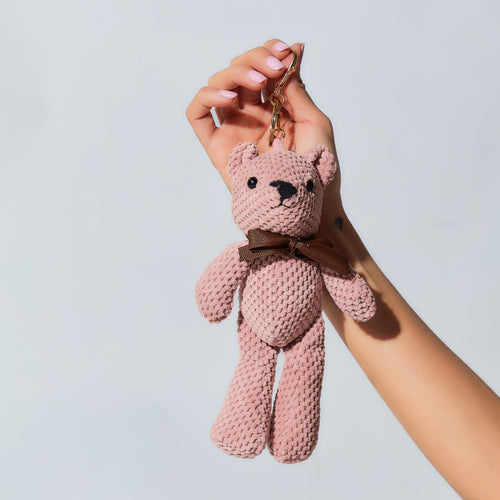 Charm Teddy rosa
