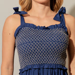 Vestido Melina azul marino