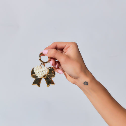 Charm Ribbon dorado