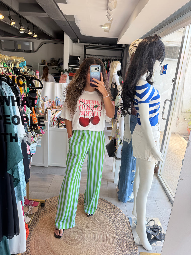Pantalón Capri Verde