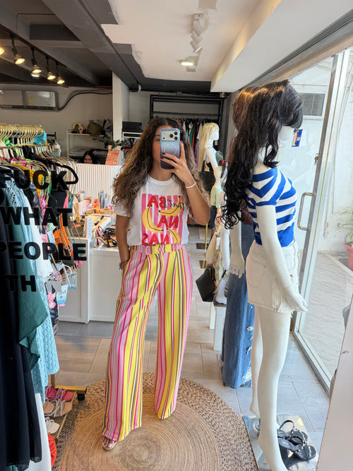 Pantalón Capri Rosa