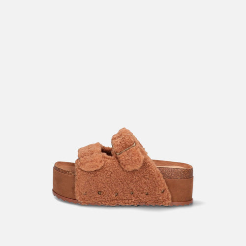 Sandalias Softy café