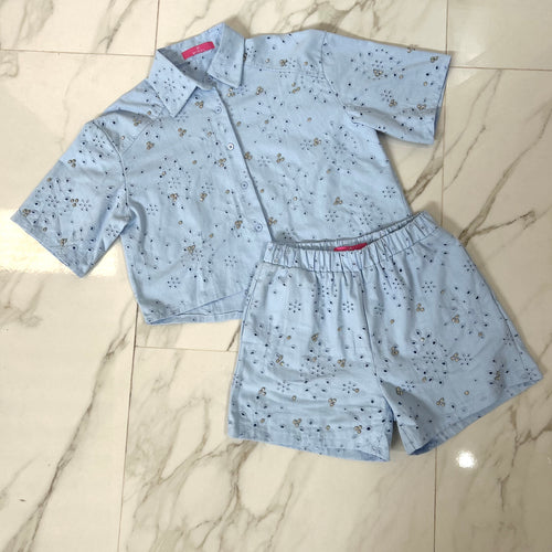 Set Maré azul