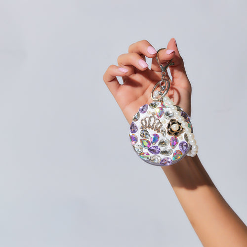 Charm de espejo con aplicaciones