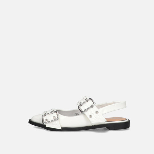 Flats Gigi blancos