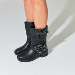 Botas mini Biker negras
