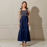 Vestido Melina azul marino