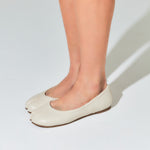 Flats Tobi blancos