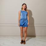 Vestido Zienna denim oscuro