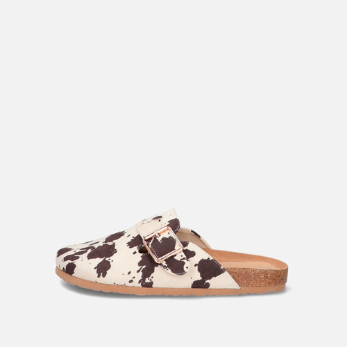 Mules Barn cow print
