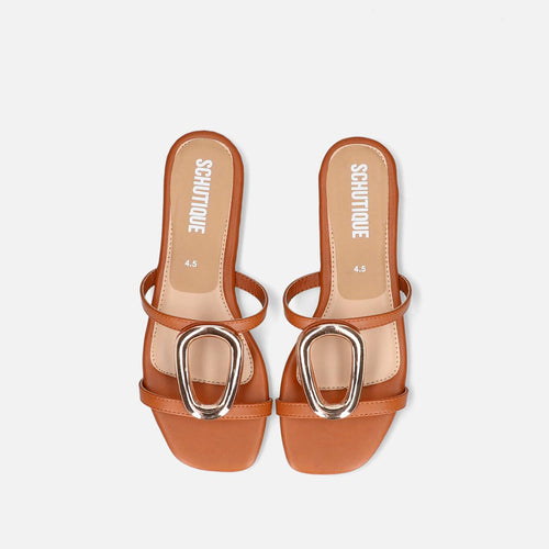 Sandalias Galea café