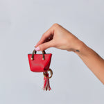 Charm mini tote roja