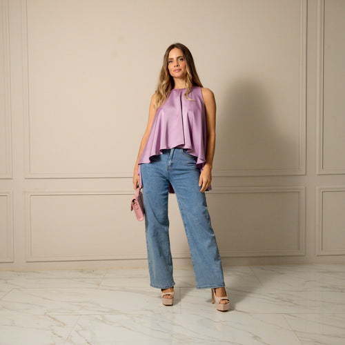 Blusa Cascade lila