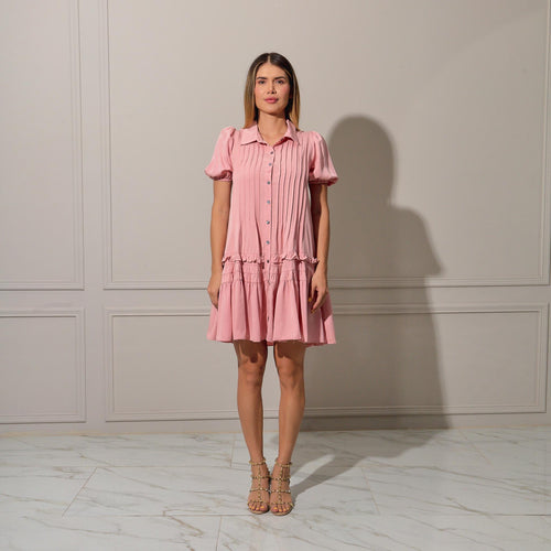Vestido Lina rosa