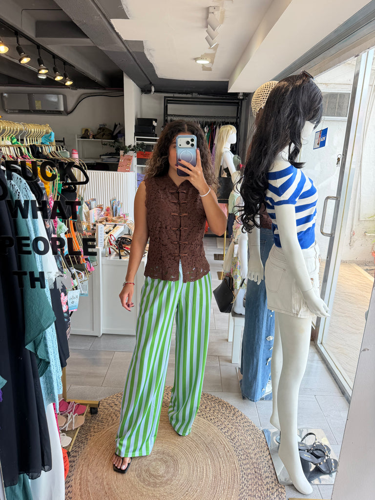 Pantalón Capri Verde