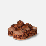 Sandalias Miami leopard print