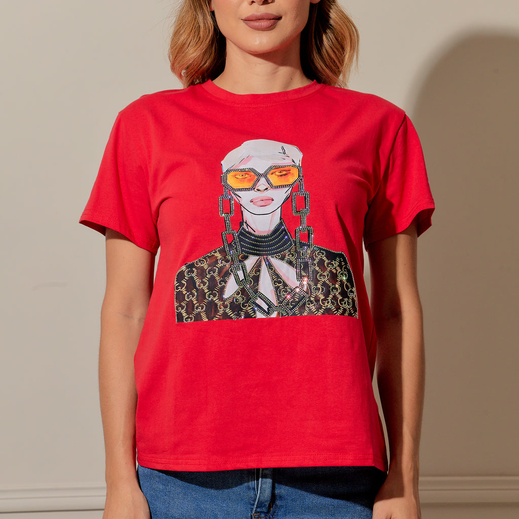 Playera Bobbie roja