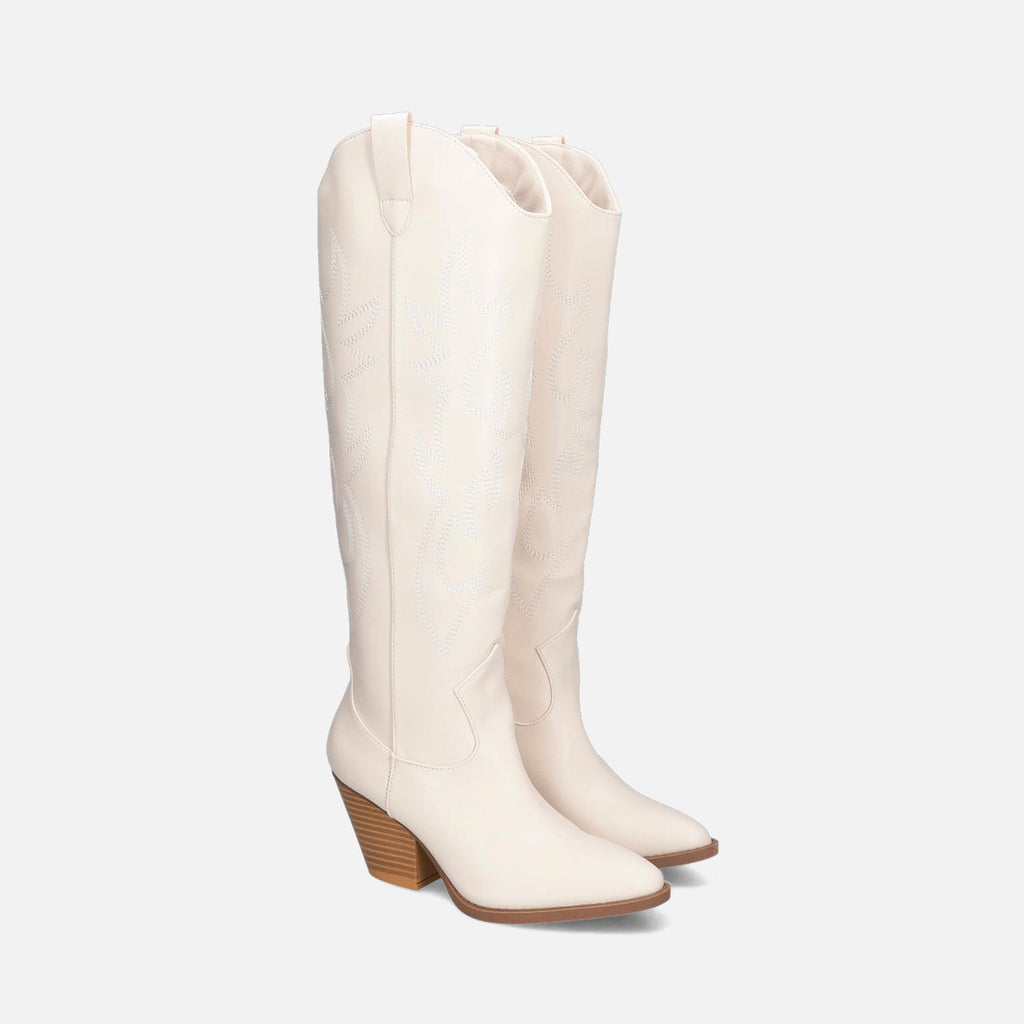 Botas West blancas