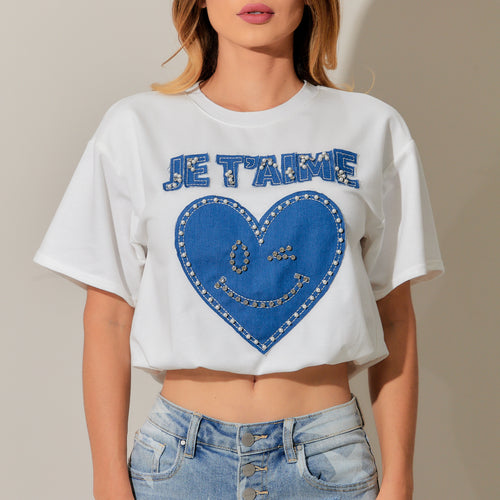 Blusa Je T'aime