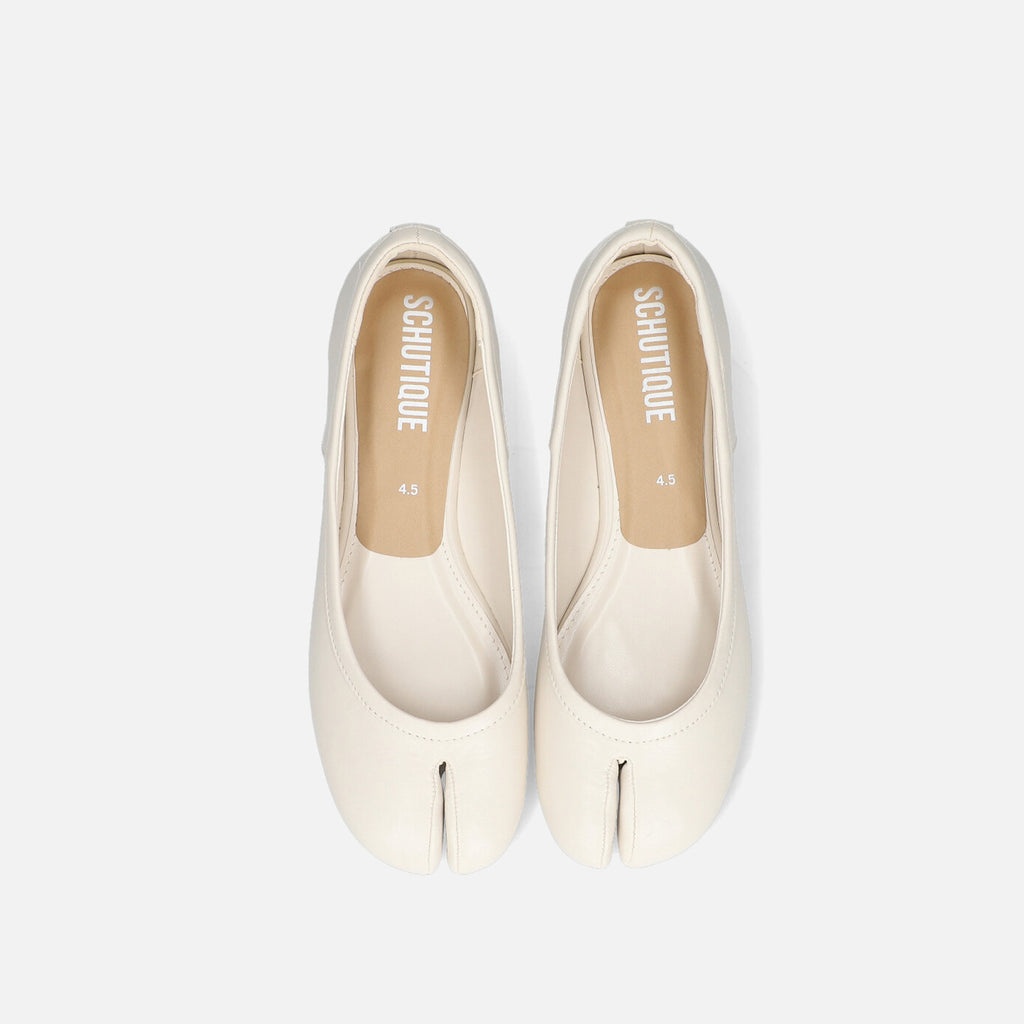 Flats Tobi blancos
