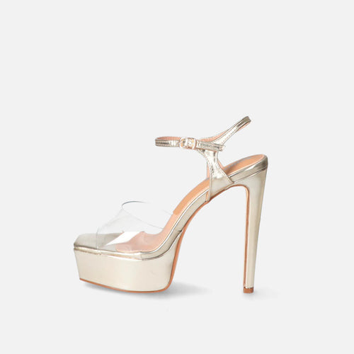 Zapatillas Cosmopolitan clear doradas