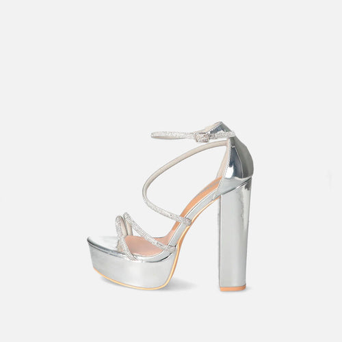 Zapatillas Hilton plata