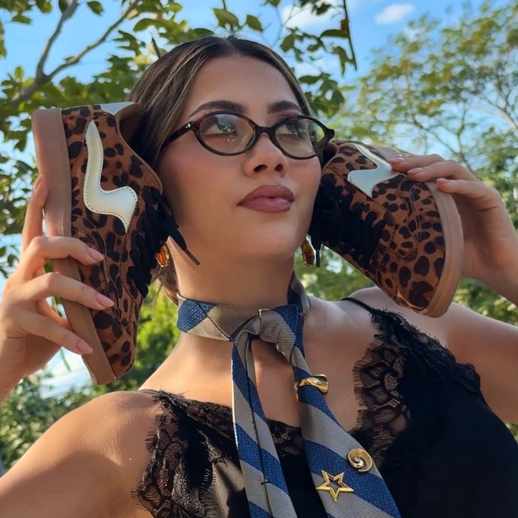 Tenis Brooklyn Leopardo