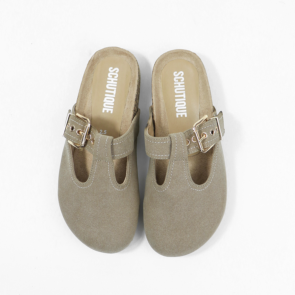 Mules Gaia Taupe