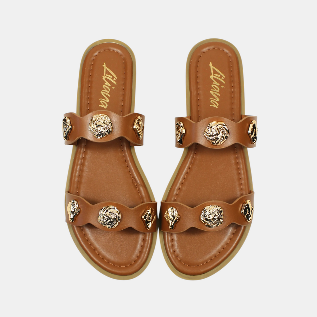 Sandalias Riviera Camel