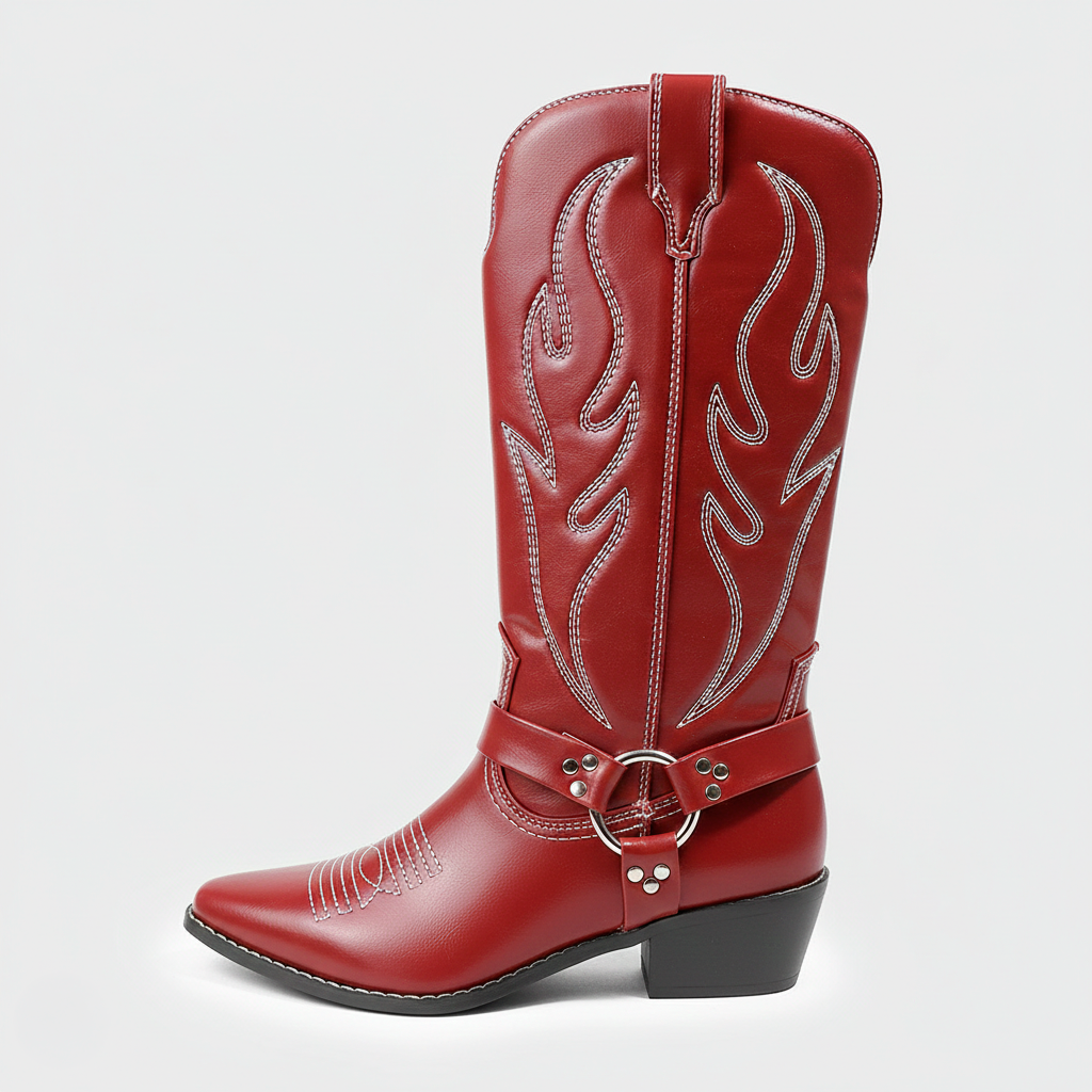 Botas Catalina Rojo
