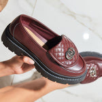 Mocasines Karl vino
