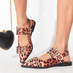 Flats Gigi leopard print
