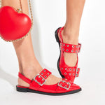 Flats Gigi rojos
