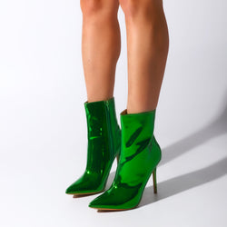 Botines Mirror verde SCHUTIQUE SHOES