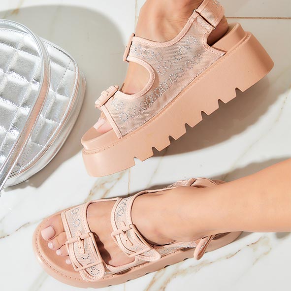Sandalias Jackie nude